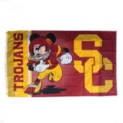 USC Trojans SC Trojans Mickey Mouse Football Flag